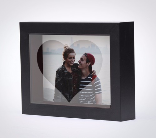 Handmade frosted heart glass - handmade,