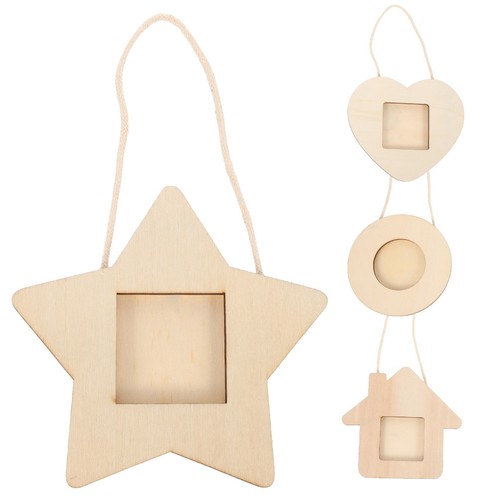 2sets wooden heart frames for - 2sets,