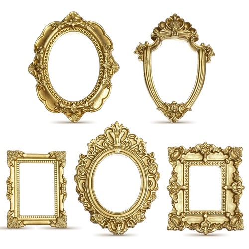 Ouligay 10pcs mini gold - 10pcs,