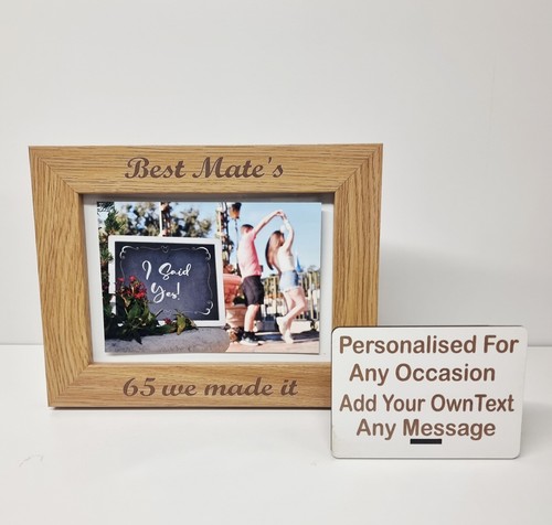 Personalised wood photo - 5,