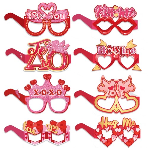 Paper heart glasses frames - paper,