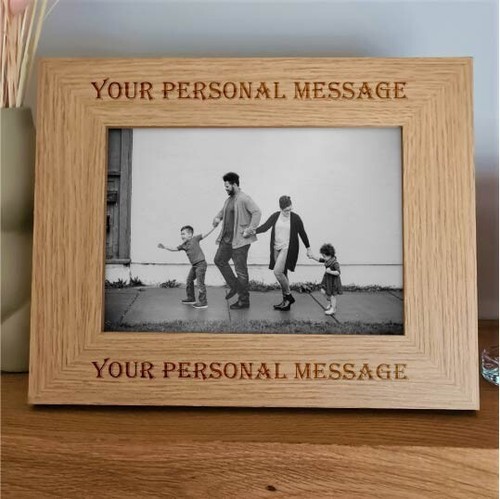 Personalised wooden photo - personalised,