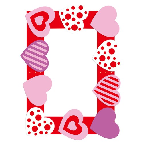 Reusable valentine day heart - reusable,