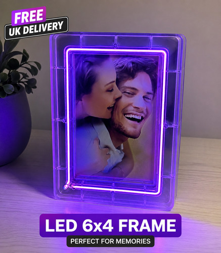 Neon pink frame - neon, fizz
