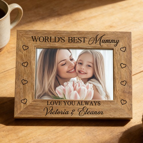 Wood photo frame custom - wood,