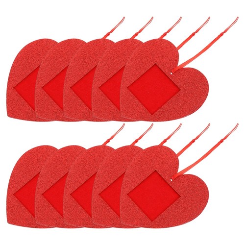 Pcs hanging heart picture - 10,