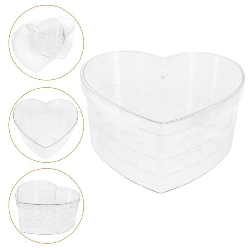 Reusable clear acrylic - reusable, heart
