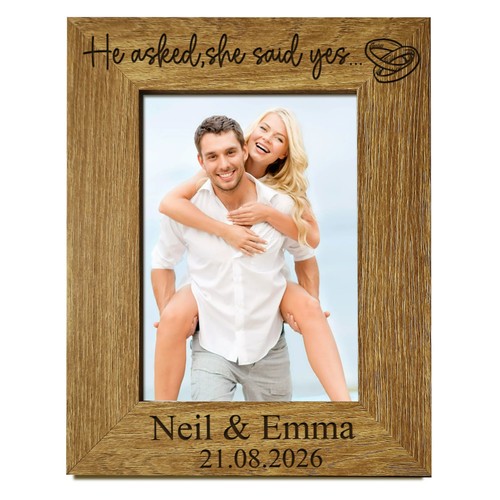 Personalized engagement photo - engagement,