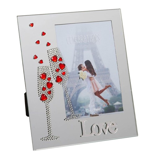 Valentine glass photo - valentine, frame